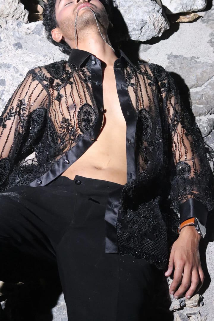 After midnight sheer shirt