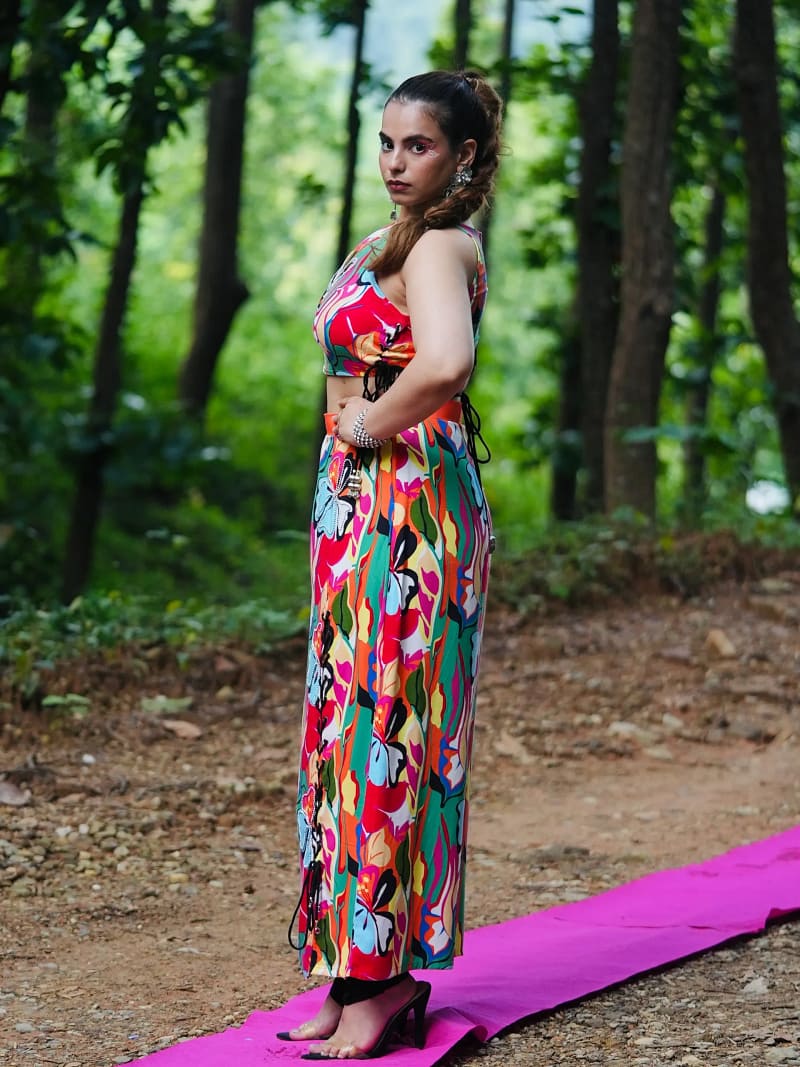 The Perisian Floral Co-ord Set - Image 4